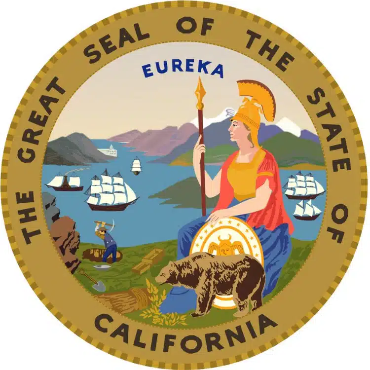 The Official State Seal of California History By Mail
